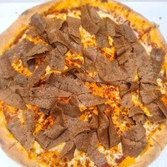 Pizza Fries with Lamb Doner