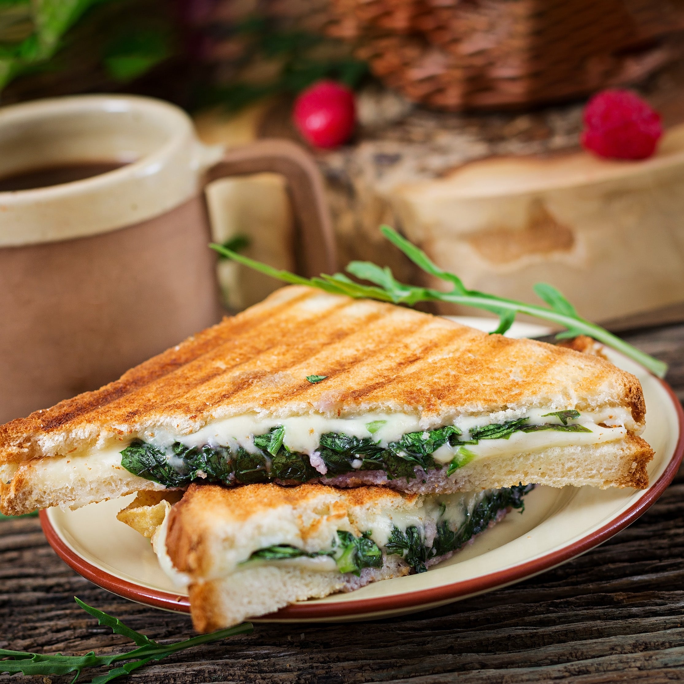 Grilled halal chicken panini - Mi Burger Nottingham