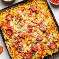 Pizza Fries With Vegetable