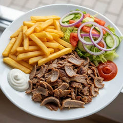 Lamb Doner Meat & Chips