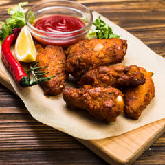 Spicy Wings with Fries